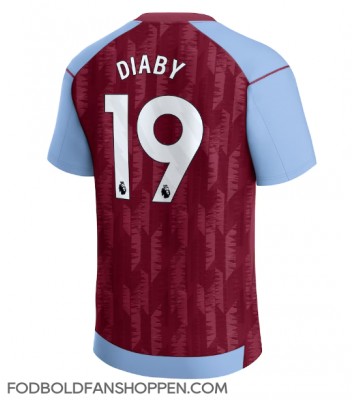 Aston Villa Moussa Diaby #19 Hjemmebanetrøje 2023-24 Kortærmet